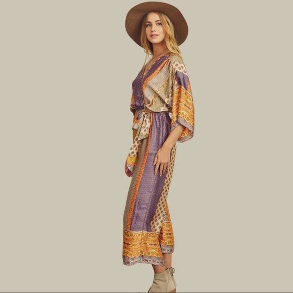 Multi print Jumpsuit - Picture 5 of 5